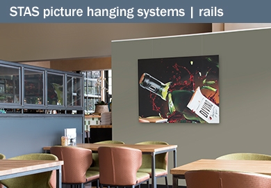 How to use STAS picture hanging systems